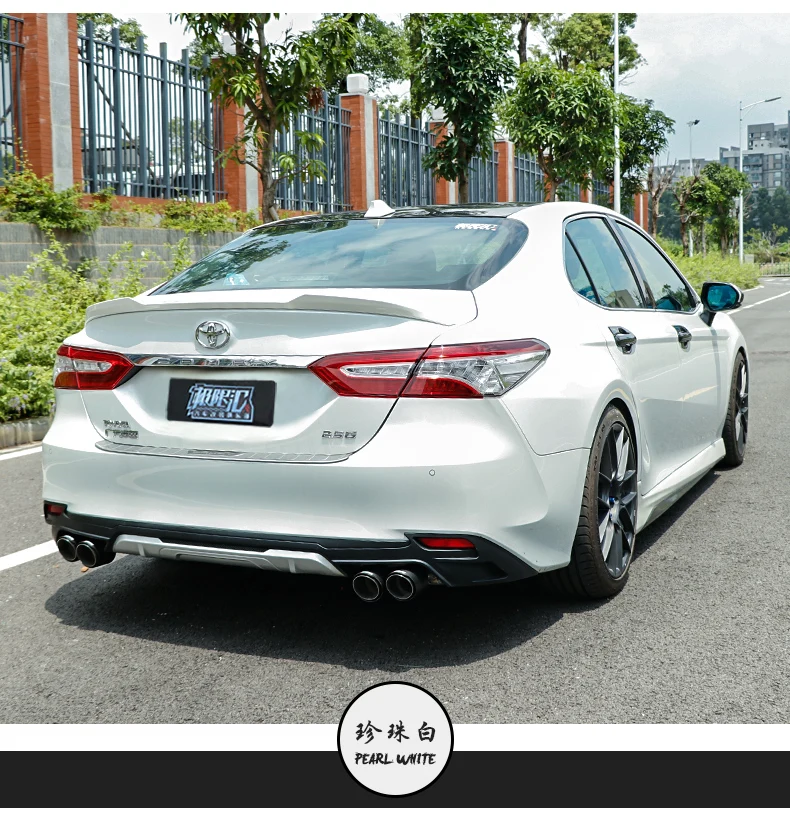 

car New design For toyota Camry 2018 high quality and hardness ABS material spoiler by primer or DIY color paint camry spoilers