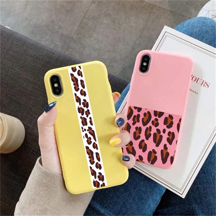 

Fashion Leopard Print Safari XXL pink phone case For huawei p30 p30 lite p20 pro p10 mate 20 pro 10 lite honor 9 10 lite case