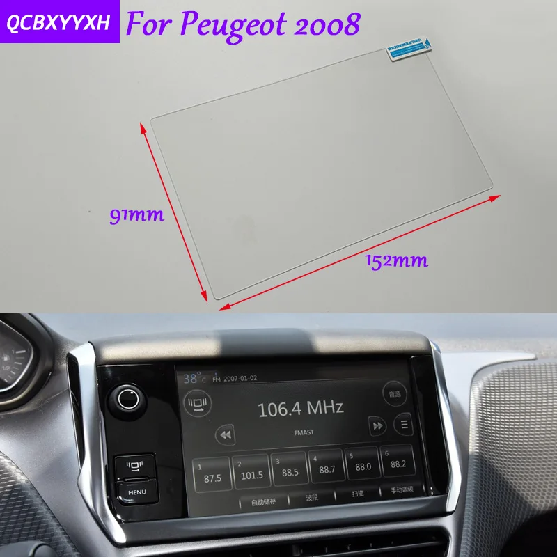 Car Styling 7 Inch font b GPS b font Navigation Screen Glass Protective Film Sticker For