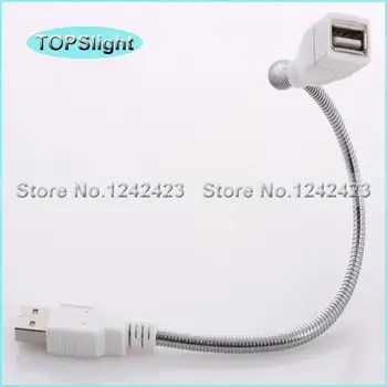 

2pcs/lot Extension Cable for USB Light with Data Transmission Function for mobile power led lighting usb camping light - White