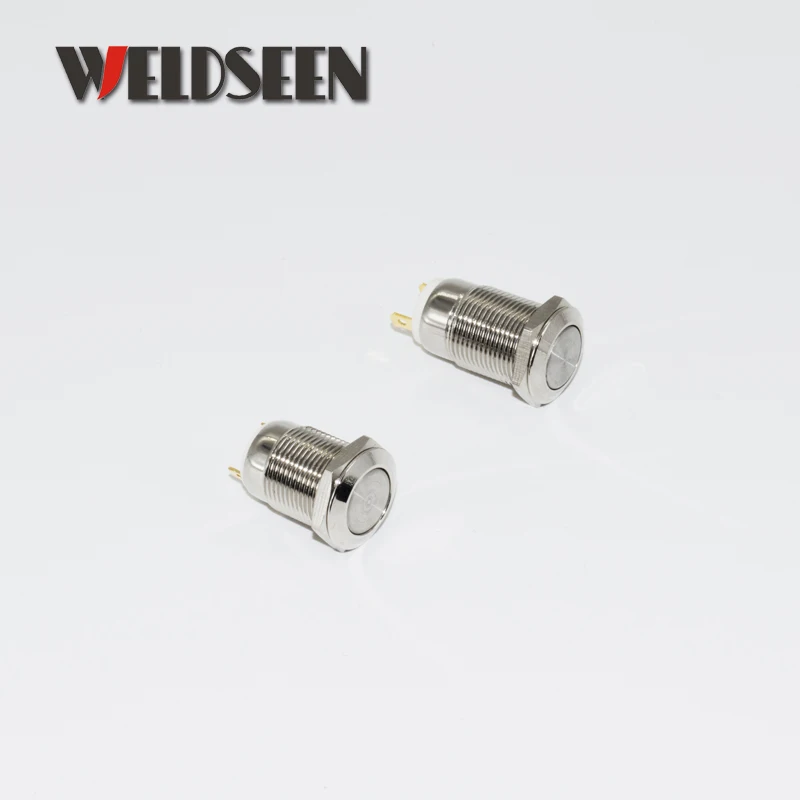 12mm Reset Momentary Self-Locking Metal Push Button Switch 3A/250V Waterproof Gilded Car Horn Control Switch Modified Equipment 12mm Reset Momentary Self-Locking Metal Push Button Switch 3A/250V Waterproof Gilded Car Horn Control Switch Modified Equipment
