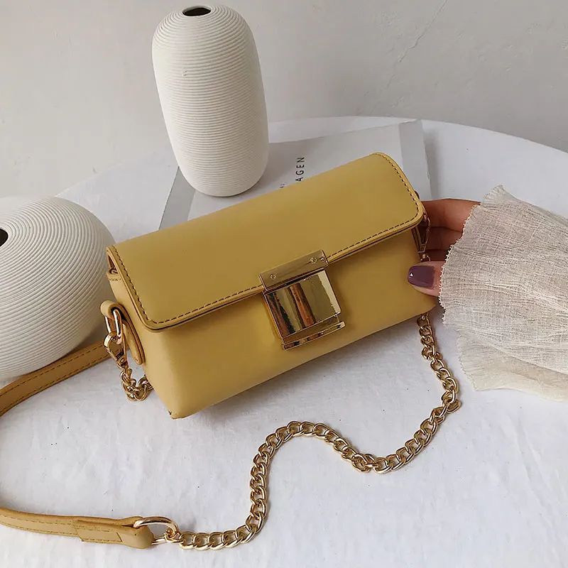 

Chic Baggage Girl 2019 New Simple and Fashionable One-shoulder Baggage Chain
