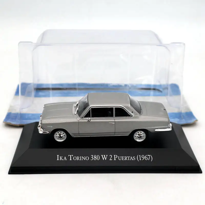 IXO Altaya 1:43 IKA Torino 380 W 2 Puertas 1967 серебряные литые модели Коллекция ограниченного