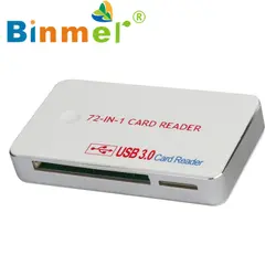 72-in-1USB 3.0 Card Reader Совместимость со всеми версиями SD/HC, MICROSD_KXL0524