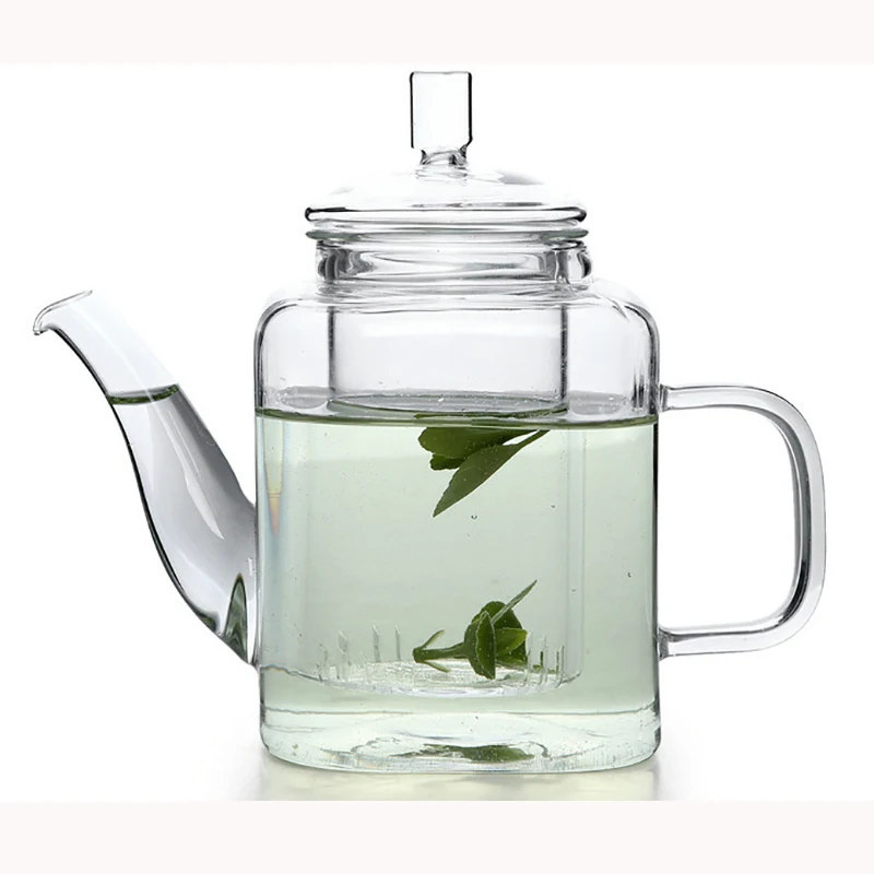 

Transparent glass kettle teapot high temperature resistant tea set