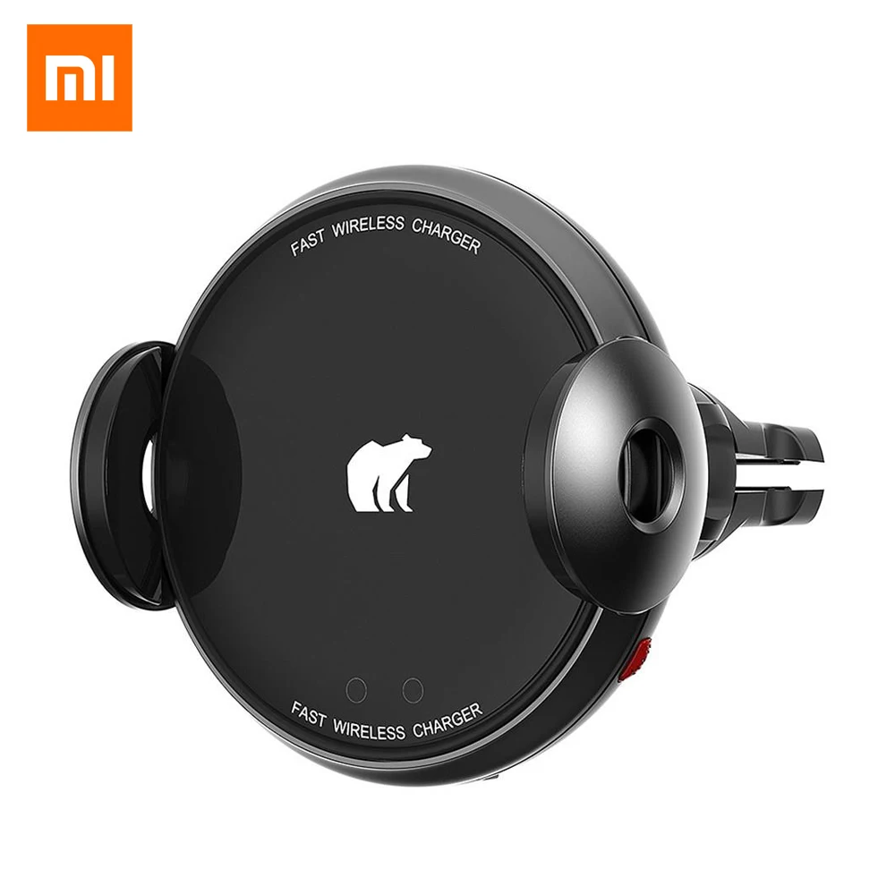 

New Xiaomi Mijia ShunZao Fast Wireless Car Charger 15W Max Electric Auto Pinch Charging for Xiaomi Mi Smartphone Phone Charger