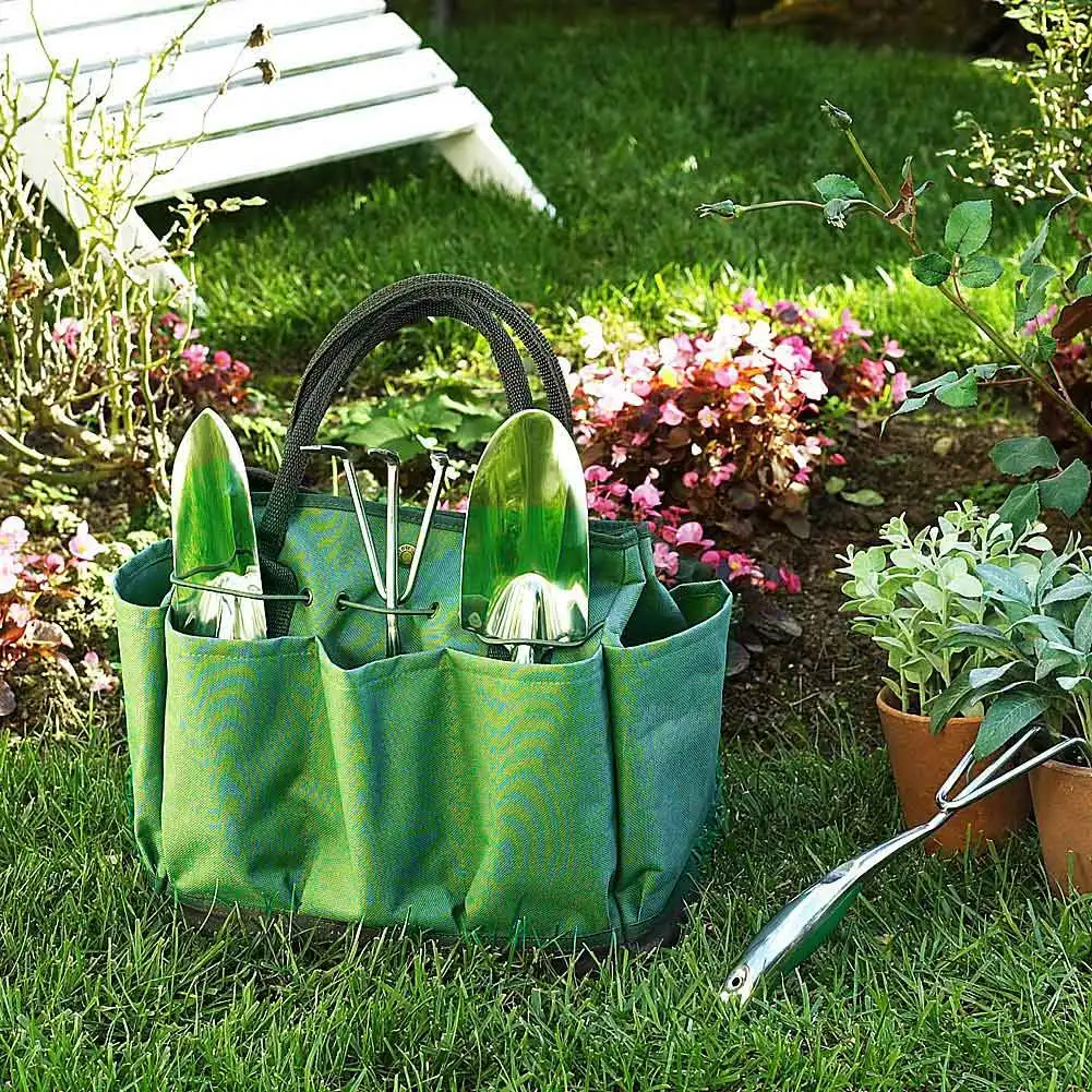 

Gardening Tool Storage Holder Oxford Bags Garden Tote Bag Organizer Tote Lawn Yard Carrier WWO66