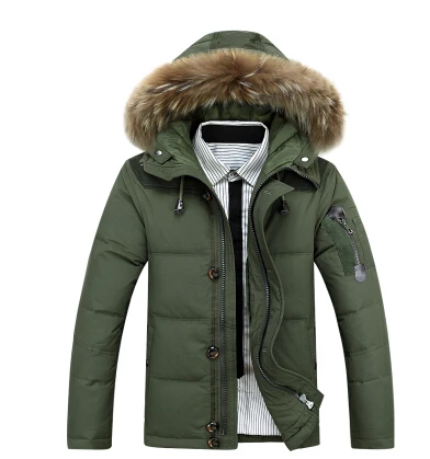 2015 new winter Facejacket for mens parka Fashion cool men large fur ...