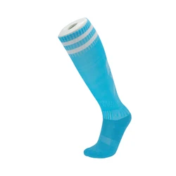 Men Women Sky Blue Stockings Knee High Soccer Socks White Striped Towel Bottom Football Socks size for EU37-45/US6-10,Item FS10 Men Women Sky Blue Stockings Knee High Soccer Socks White Striped Towel Bottom Football Socks size for EU37-45/US6-10,Item FS10
