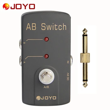 

JOYO True Bypass Design Effect Pedal for Guitar JF-30 A/B Switch with 1 Electric Guitar Pedal Connector Guitar Accessories