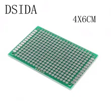 5 шт. 4x6 см 4*6 двухсторонний Прототип PCB diy универсальная печатная плата