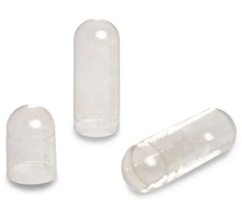 

1000 Pieces/Carton /Size 00/ Empty Separated Clear Vegetarian Capsules