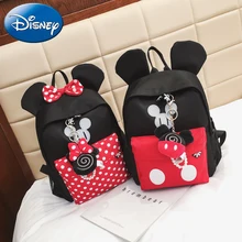 Disney 2019 Mickey Minnie Mouse Kids Backpacks Child Boy Girls School-Bag Cute Backpack New Polyester Kindergarten Cartoon Bags waterproof child school bag cartoon mickey backpacks kids kindergarten backpack kid school bags satchel for boys and girls gifts