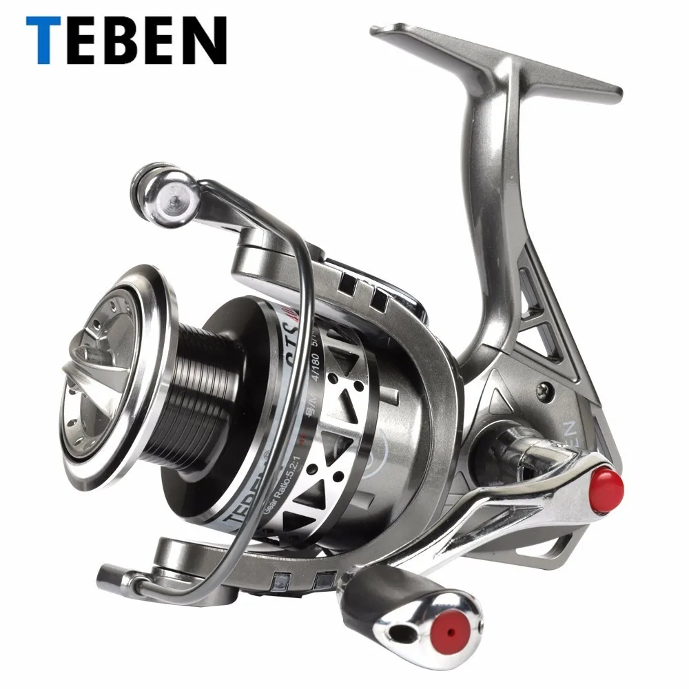 Спиннинговая катушка Teben True 8 2018 5 2: 1 для пресной воды ловли карпа серия 2 6000