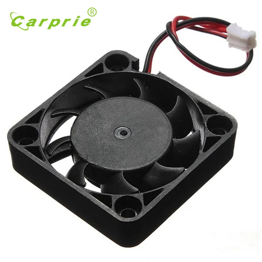 

Carprie New 12V 2 Pin 40mm Computer Cooler Small Cooling Fan PC Black F Heat sink 17Jun16 Dropshipping