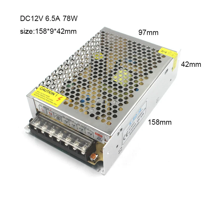 IKVVT DC 12 v Питание светодиодный трансформатор 5A 6.5A 8.5A 10A 20A 30A импульсный источник AC 110 V 220 V-12 v для светодиодный светодиодные полосы света