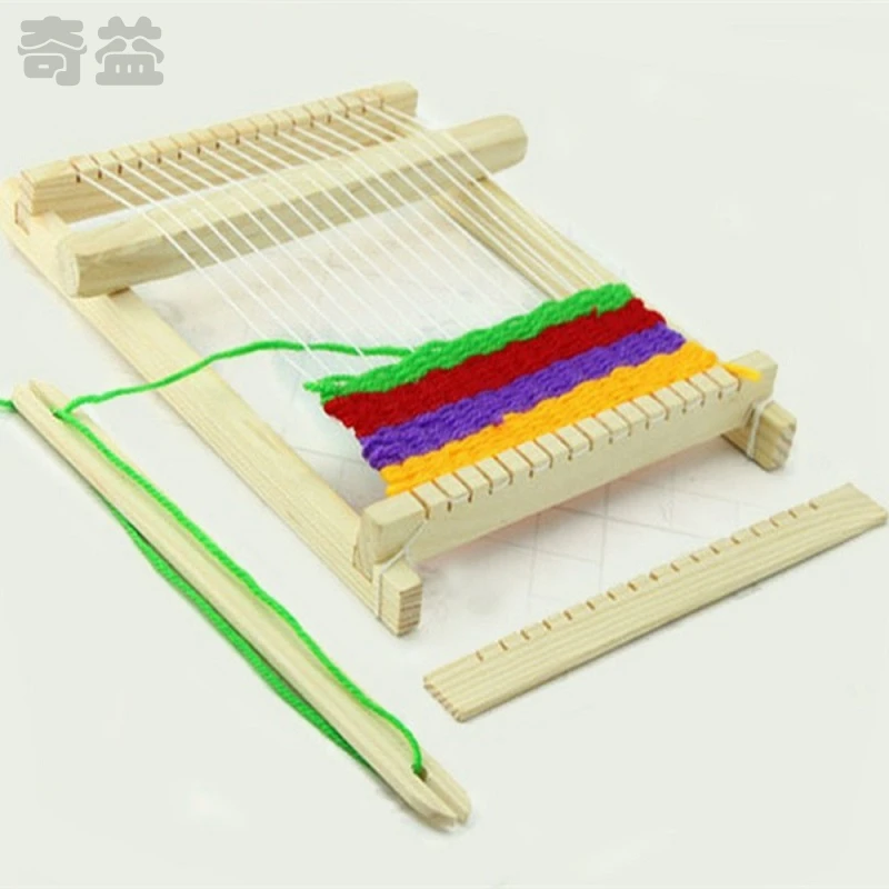 1 шт. ткацкий станок детская деревянная детская игрушка ремесло традиционные ручные ролевые подарки для детей игры Вязание QDD9376