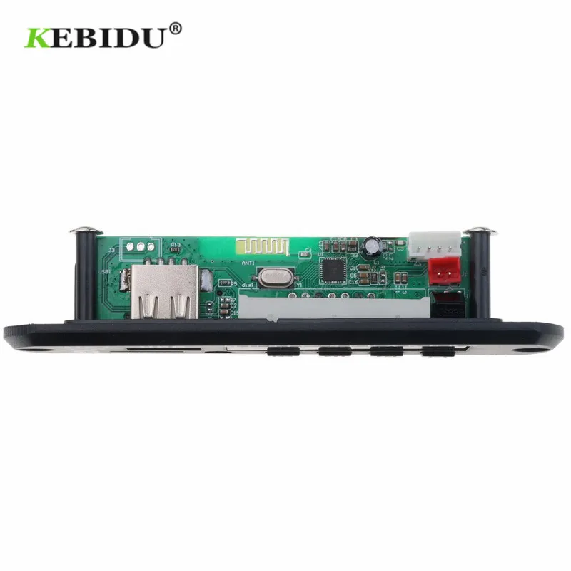 MP3 WMA декодер kebidu 5 в 12 В Автомобильный USB Bluetooth аудио модуль FM Aux радио с