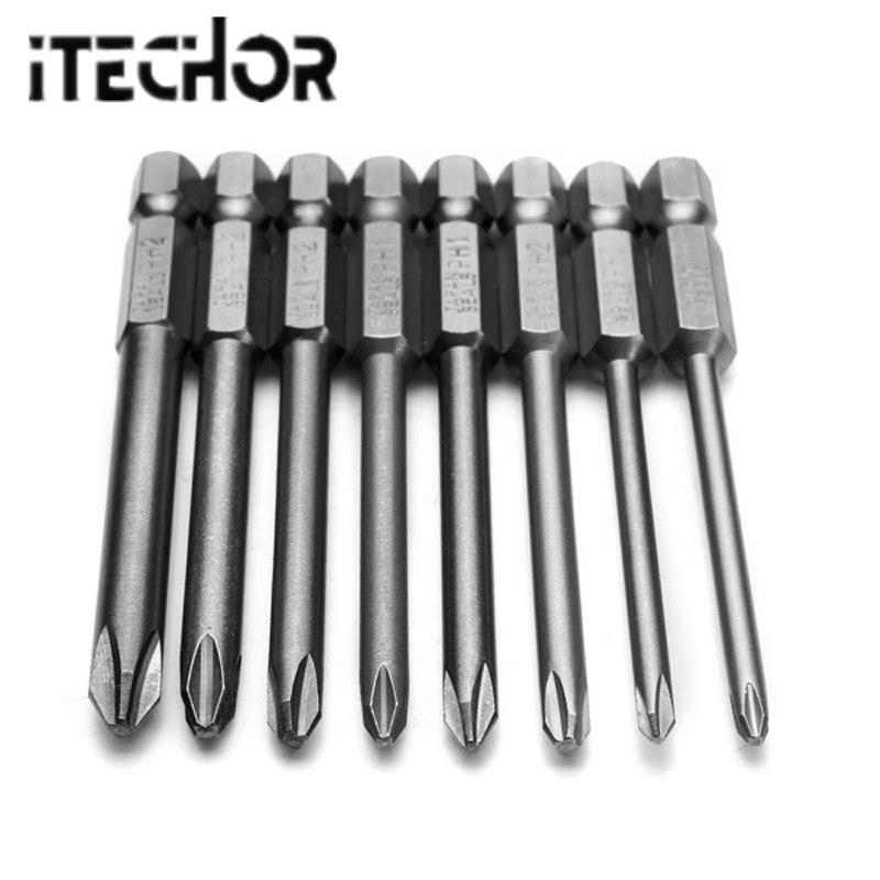 8pcs 75mm Precision Long Hex Cross Head Screw driver Set