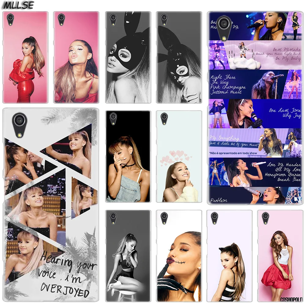 

MLLSE Ariana Grande Fashion Case Cover for Sony Xperia M4Aqua M5 E5 X XA XA1 XA2 Plus XA3 XZ XZ1 XZ2 Compact Z5 L1 L2 L3 Hot