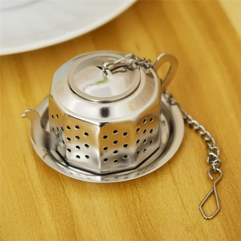 Buy Stainless Steel Loose Teapot Shape Tea Leaf