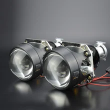 GZTOPHID New 2014 Car Styling Retrofit 2.5” WST H1 HID Bifocal High/Low Beam Projector Headlight Lens for H4 H7 Socket