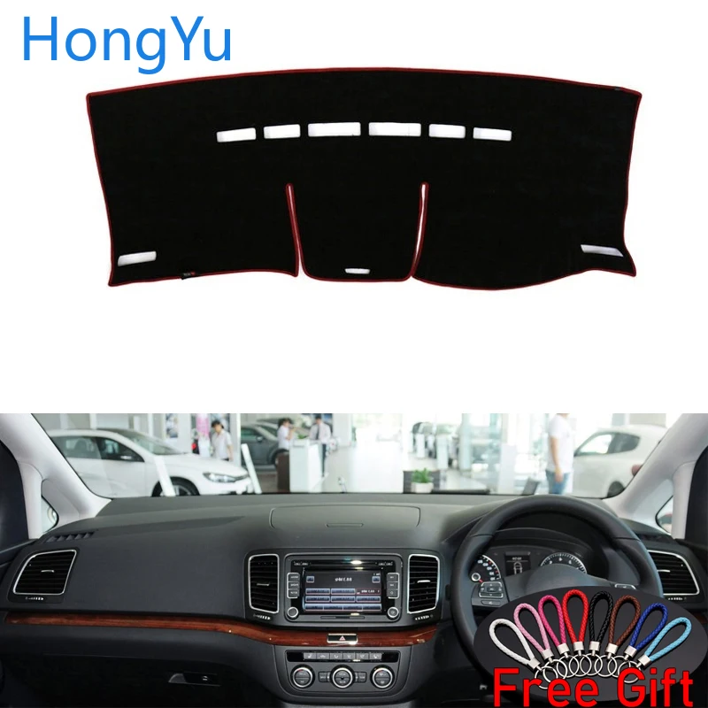 

Car Dashboard Cover Dash Mat Board Pad Carpet Dashmat Interior Mats for Volkswagen Sharan 2012-2014 Right Hand Drive Accessories