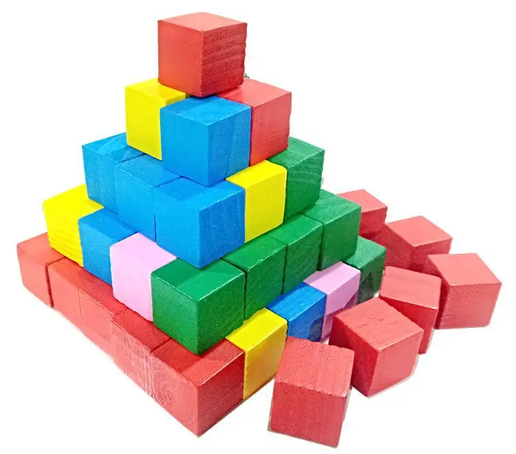 

Colorful 20Pcs Magic Cubes 2CM Wooden Building Square Block Kids Early Educational Games Puzzles Toy Gift 2019 New