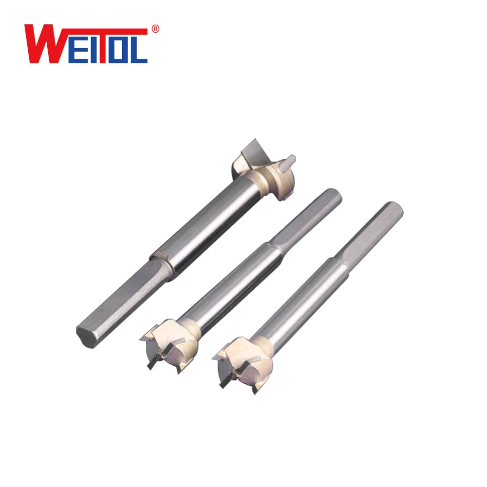 WeiTol Woodworking Hinge Boring Bit Milling Cutting Tools CNC Machine Tools for Wood