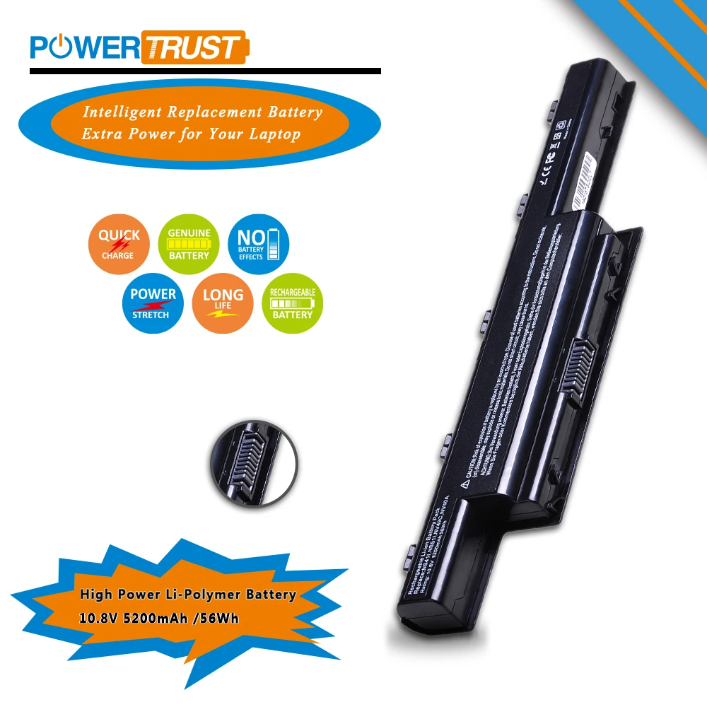 

6Cells 5200mAh Laptop Battery for Acer Aspire 4738 4741 4250 4349 4333 4350 4551 4560 4733Z 4739 5250 5253 5336 5551 5750