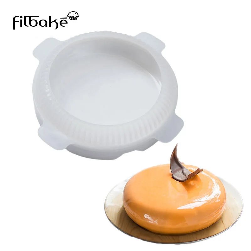 

Eclipse Round Shaped One Set Flat Top and Rounded Sides Silicone Cake Molds Baking Pastry Tools