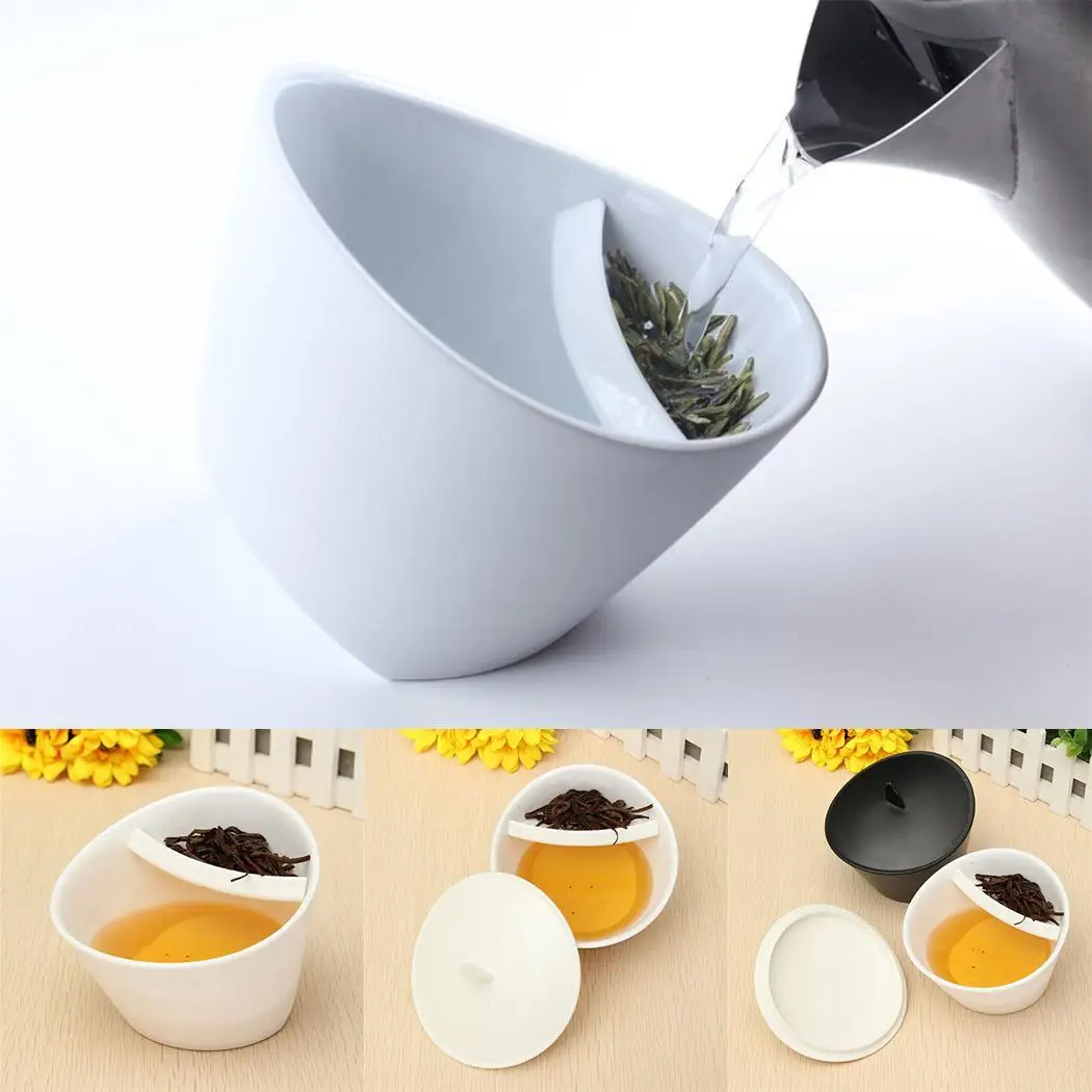 

Strainer Cup Cup Tea Steeper Tea Filter Unique Teacup Tilting Infuser Creative