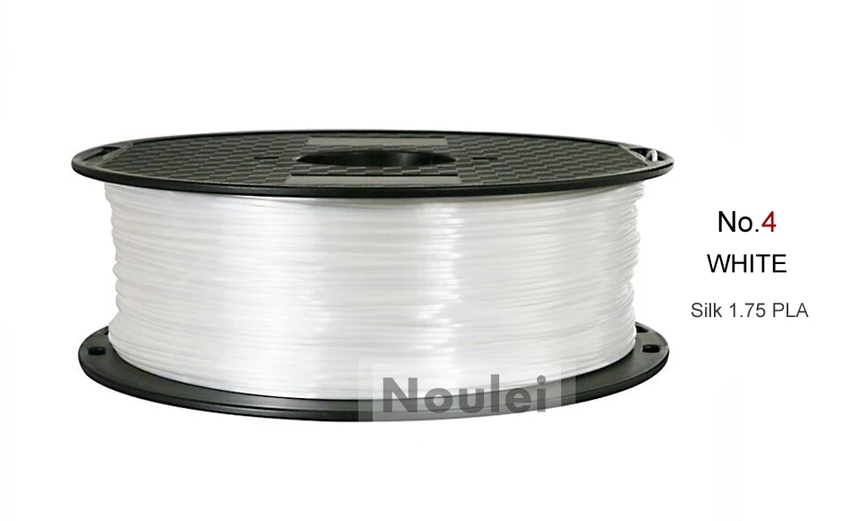 4 3D Printer Filament 1.75 SILK PLA WHITE