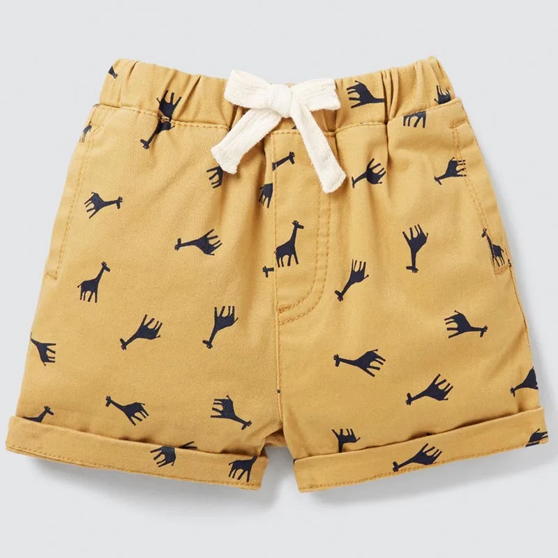 Новинка года; брендовые качественные летние шорты из хлопка для маленьких мальчиков; одежда для малышей; детская одежда; повседневные брюки; пляжные шорты для мальчиков - Цвет: 4402
