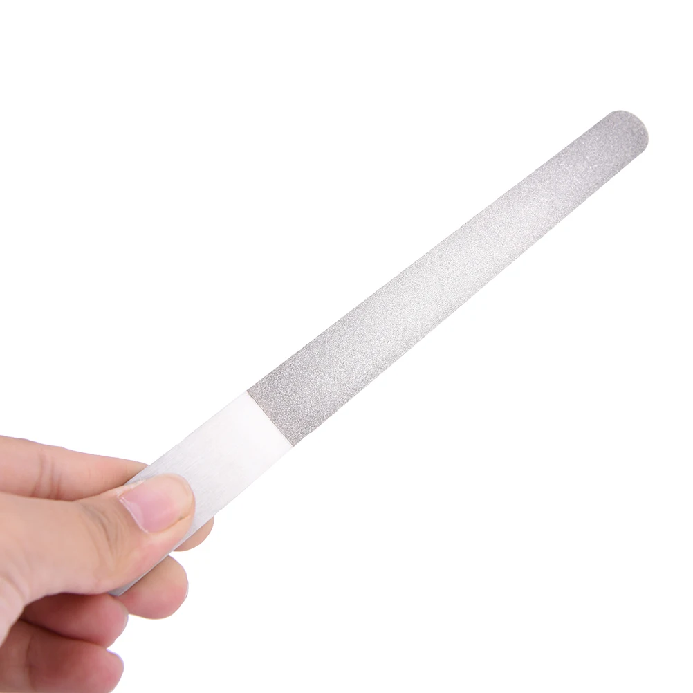 Metal Stainless Steel Nail Files Buffer Sanding Polishing Nail Grinding