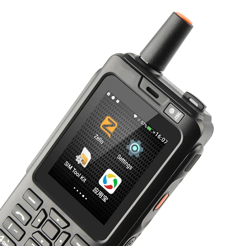 UNIWA Alps F40 Mobile Phone Zello Walkie Talkie IP65 Waterproof FDD-LTE 4G GPS Smartphone MTK6737M Quad Core 1GB+8GB Cellphone