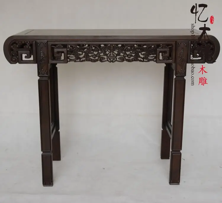 Ebony Buddha Buddha altar altar table Taiwan mahogany wood simple entrance porch ark antique table