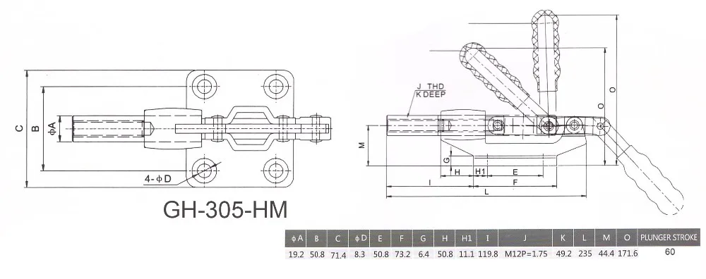 GH-305-HM SIZE