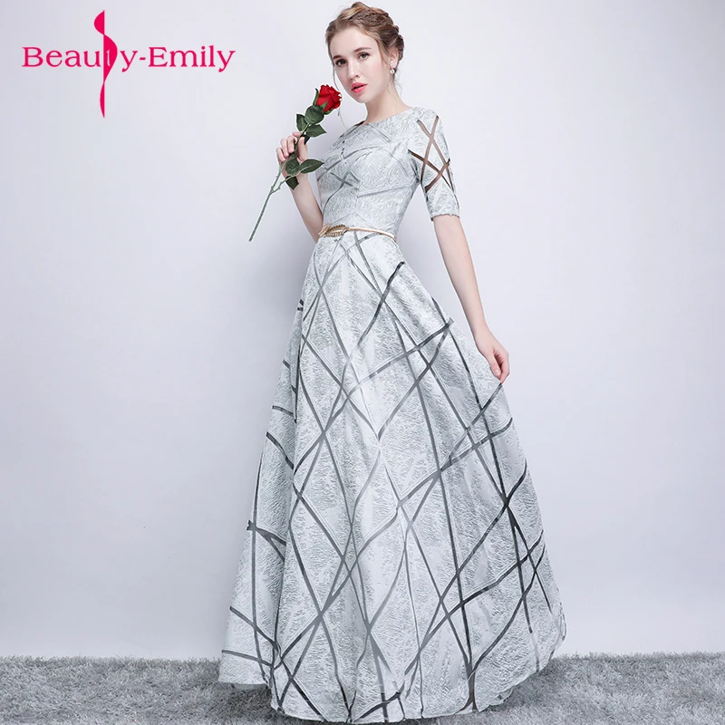 2019 hot geometric figure evening dress long vintage prom gowns elegant metal sashes homecoming dresses vestido longo para festa