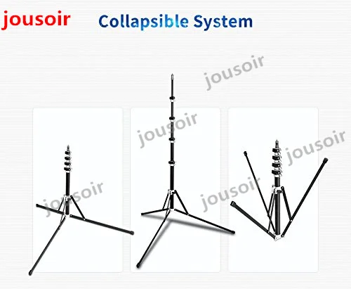 5 секций складной 210 см светильник-стойка 6.9фт металлический портативный складной штатив-светильник для студийной вспышки Speedlide CD50