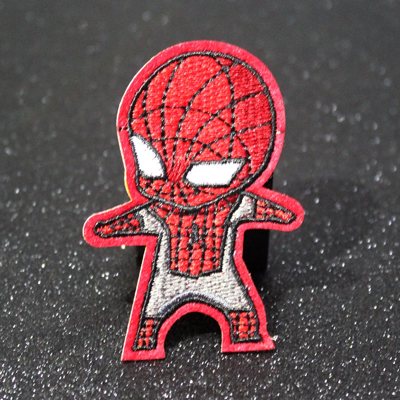 

Pulaqi The Avengers Patches Iron-on Patches for Clothing DIY Applique StripesSpider-man Garment Accessory to Clothes Badges F