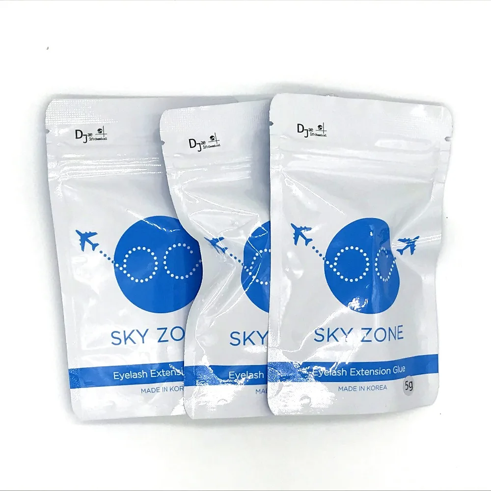 3pcs Free Shipping Original Korea 2019 Strongest SKY ZONE Glue Professional Eyelash Extension Fast Drying 1-2 seconds 5ml | Красота и