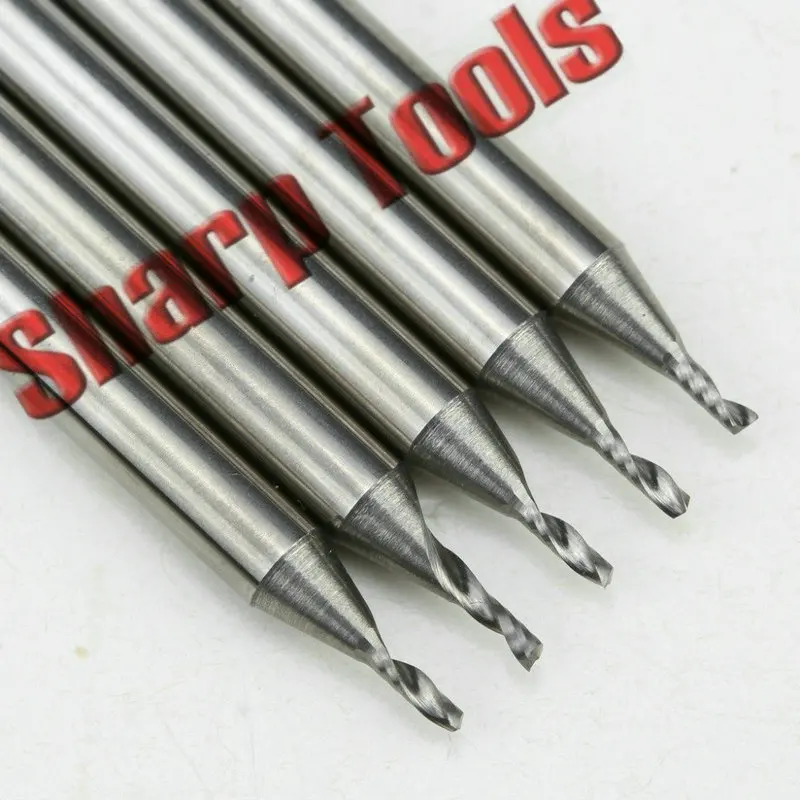 1 Flute Carbide Milling Cutter CNC Router Tool Engraving Bits_1