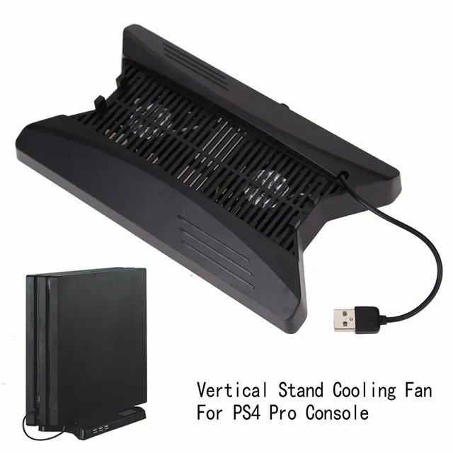 Special Offers Vertical Stand Cooling Fan with 3 USB HUB for Playstation PS4 Pro Console for Playstation 4 Pro console gaming fan accessory
