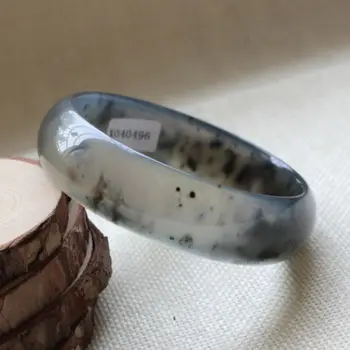

New 60mm Vintage Grade A Genuine Natural Green Bangle Bracelet