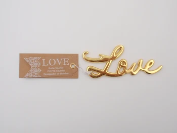 

Free Shipping+Wholesale Gold and Silver Color Letter Love Bottle Opener Wedding&Bridal Favors,200pcs/lot