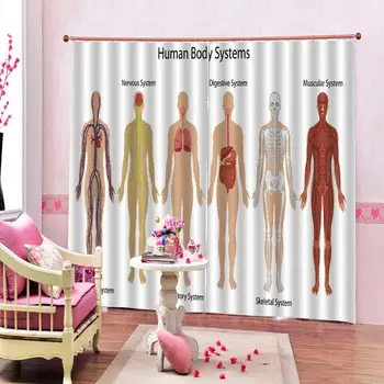 

hospatial curtains people curtain 3D Curtain Printing Blockout Polyester Chinese Blackout curtain