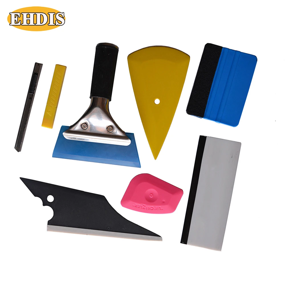 

EHDIS Squeegee Scraper Car Tinting Tools Window Tint Vinyl Film Wrap Installation Tools Kit 7pcs Auto Car Styling Accessories