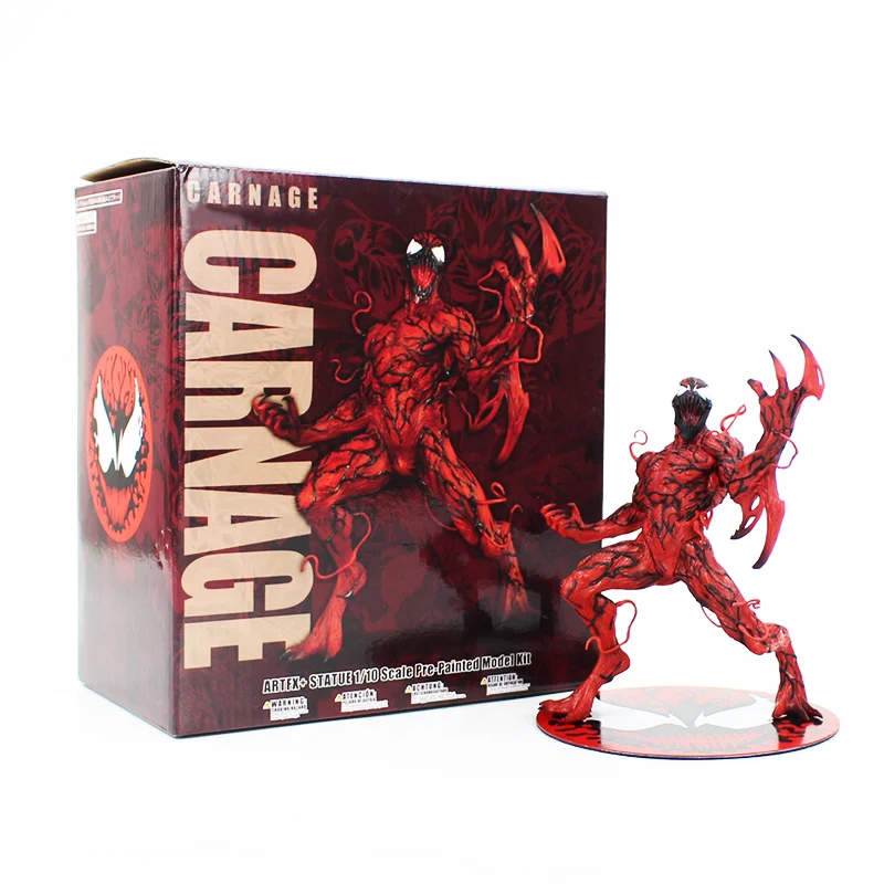 15cm Spiderman Venom Carnage ARTFX + STATUE 1/10 Scale Pre Painted ...