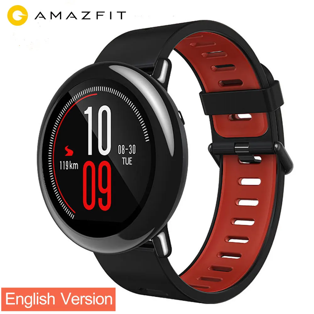 

English Version Xiaomi Huami Watch AMAZFIT Pace Smart Sports Watch Heart Rate Monitor For Android IOS Bluetooth 4.0 GPS Original